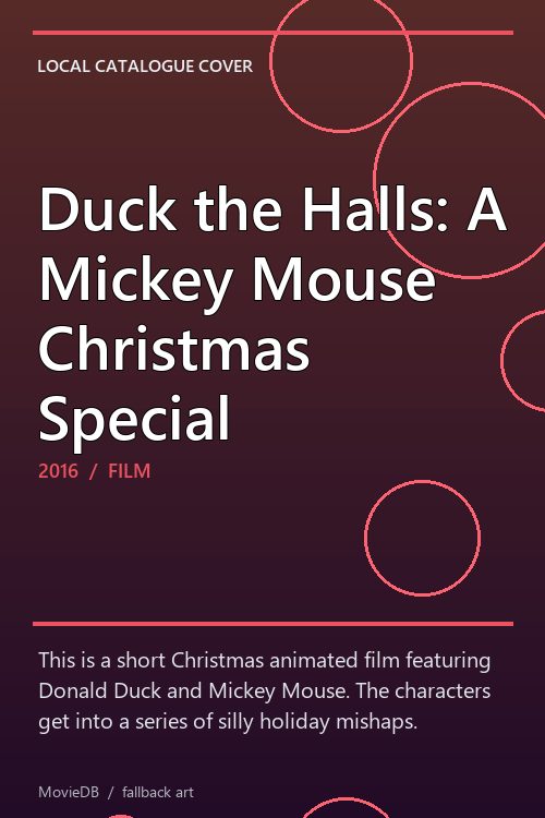 Duck the Halls: A Mickey Mouse Christmas Special poster