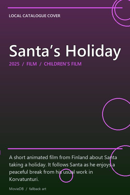 Santa’s Holiday poster