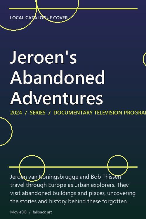 Jeroen's Abandoned Adventures poster
