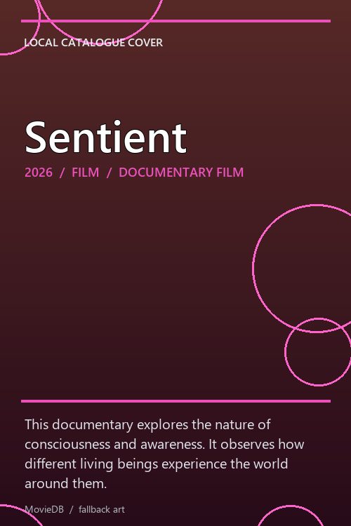 Sentient poster