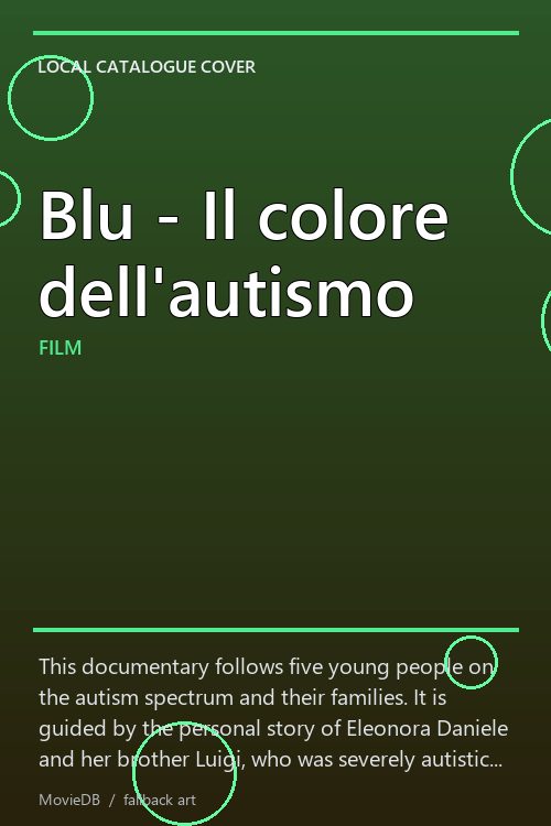 Blu - Il colore dell'autismo poster