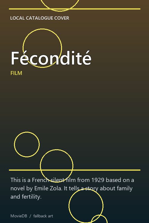 Fécondité poster