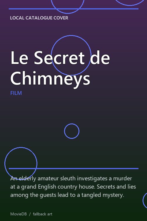 Le Secret de Chimneys poster