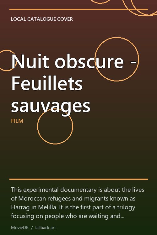 Nuit obscure - Feuillets sauvages poster