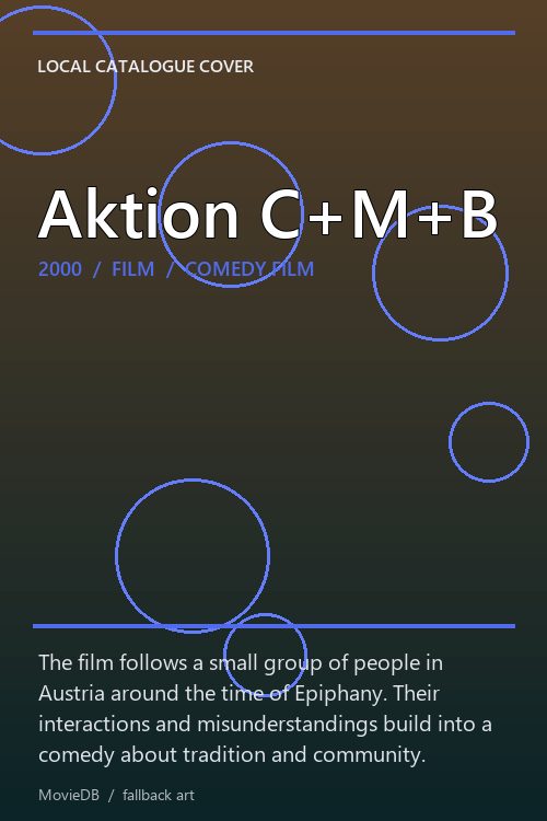 Aktion C+M+B poster