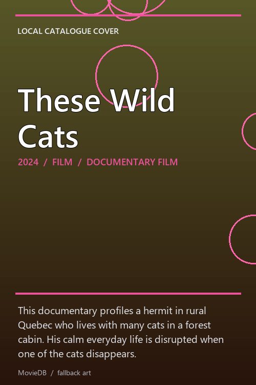 These Wild Cats poster