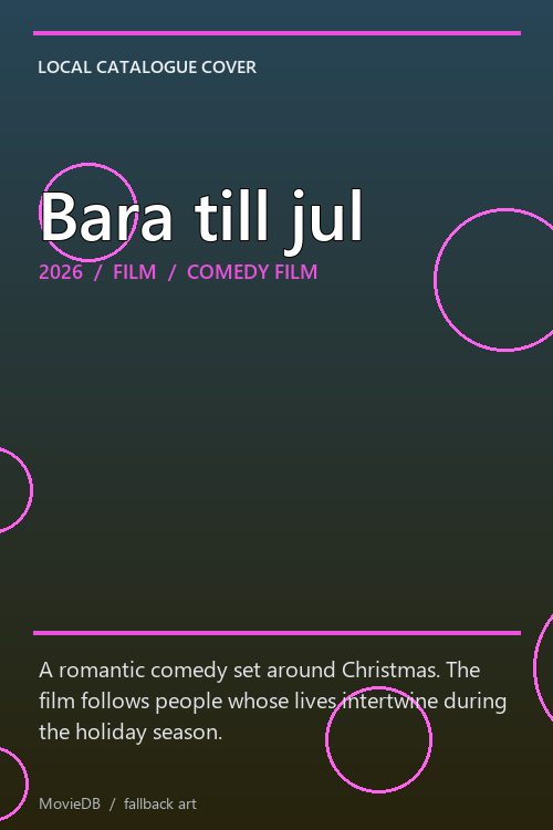 Bara till jul poster
