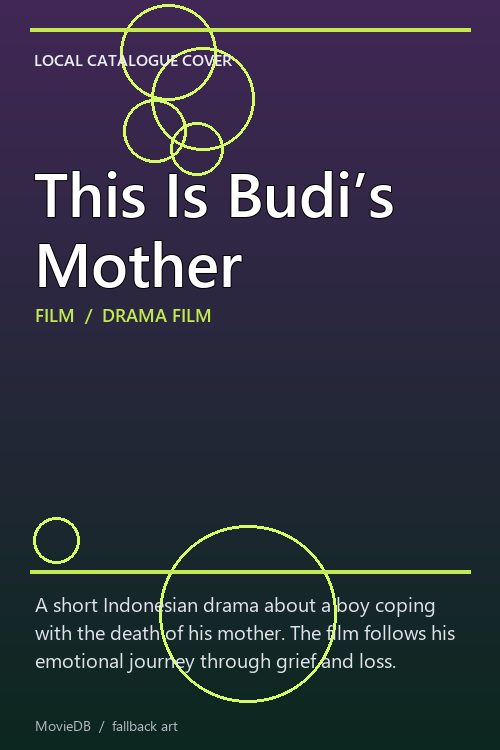 This Is Budi’s Mother poster