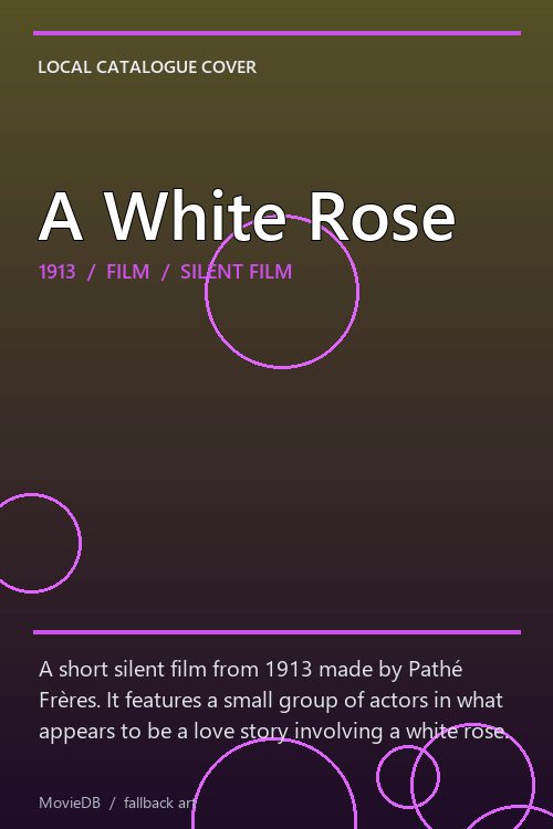 A White Rose poster