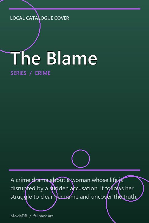 The Blame poster