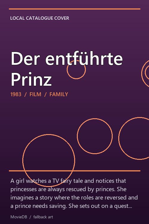 Der entführte Prinz poster