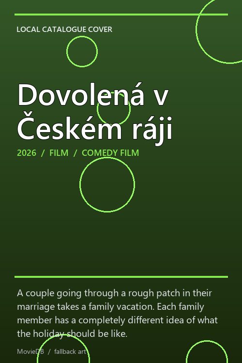 Dovolená v Českém ráji poster