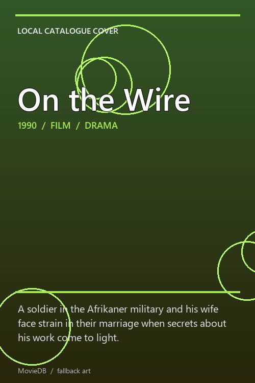 On the Wire poster