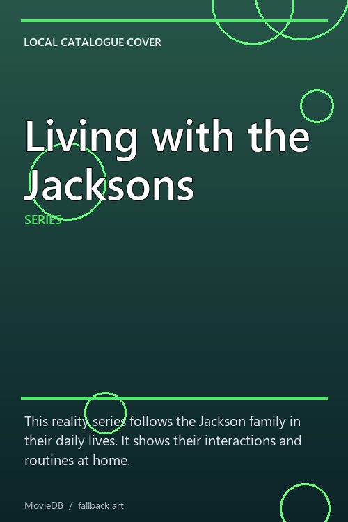 Living with the Jacksons poster