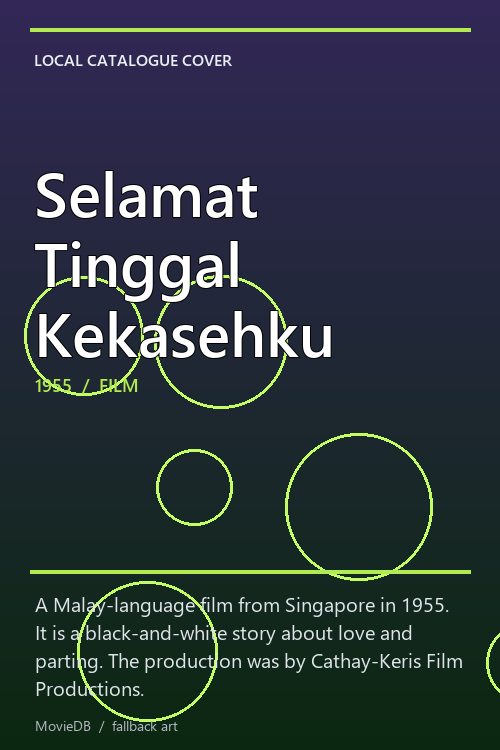 Selamat Tinggal Kekasehku poster