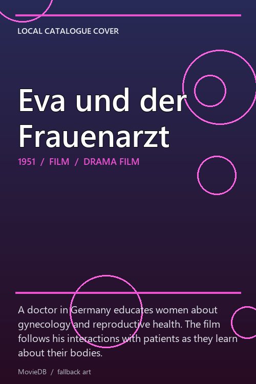 Eva und der Frauenarzt poster
