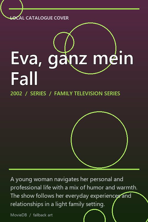 Eva, ganz mein Fall poster