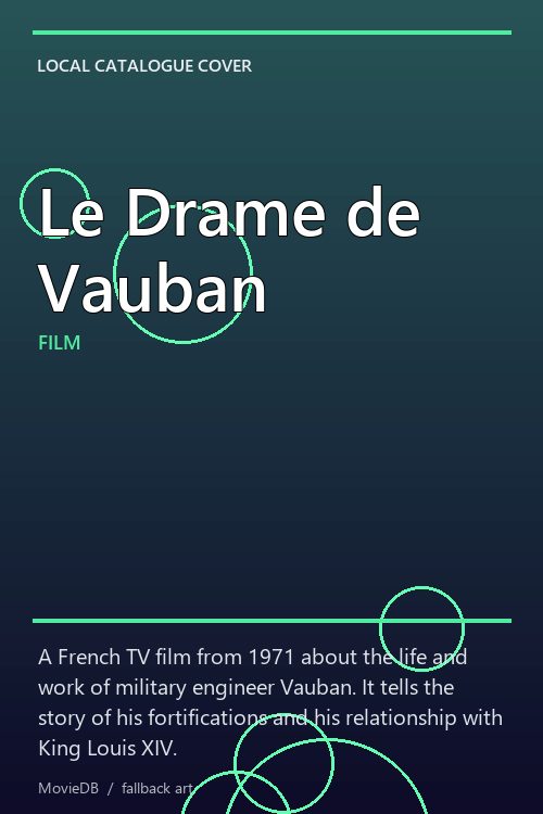Le Drame de Vauban poster
