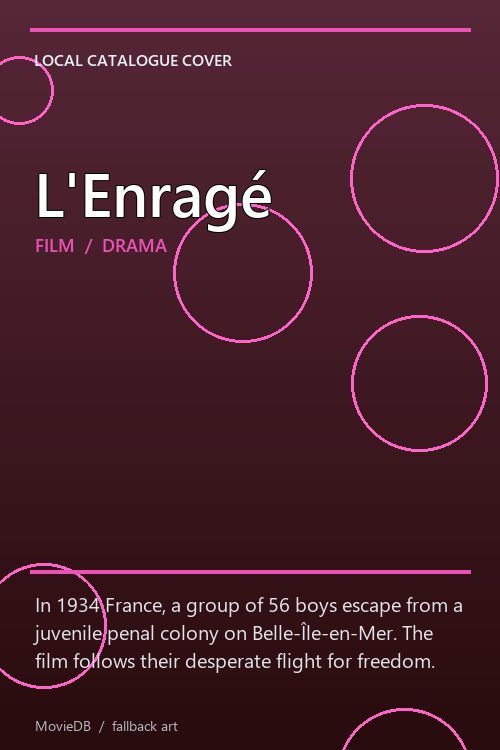 L'Enragé poster