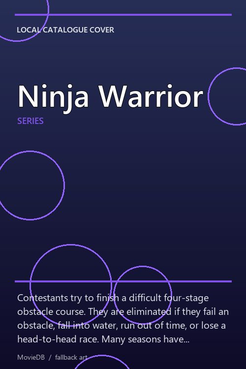 Ninja Warrior poster