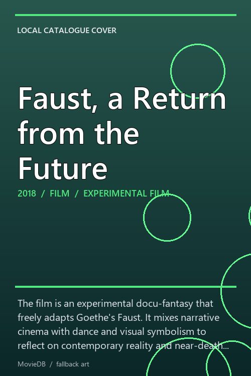 Faust, a Return from the Future poster