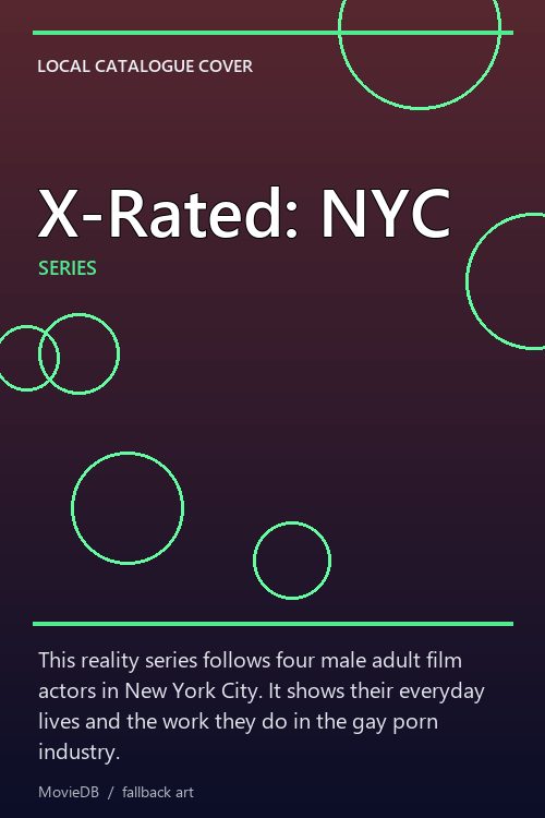X-Rated: NYC poster