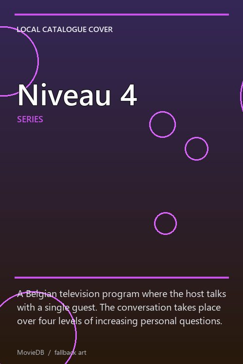 Niveau 4 poster