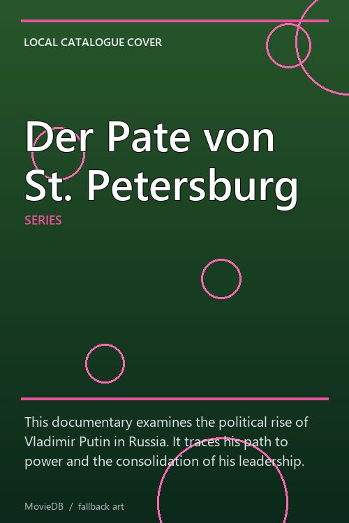 Der Pate von St. Petersburg poster
