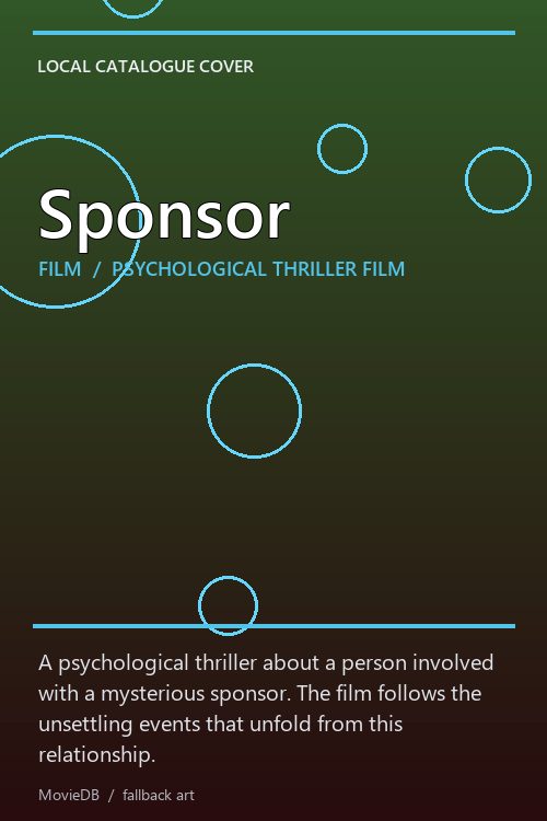 Sponsor poster