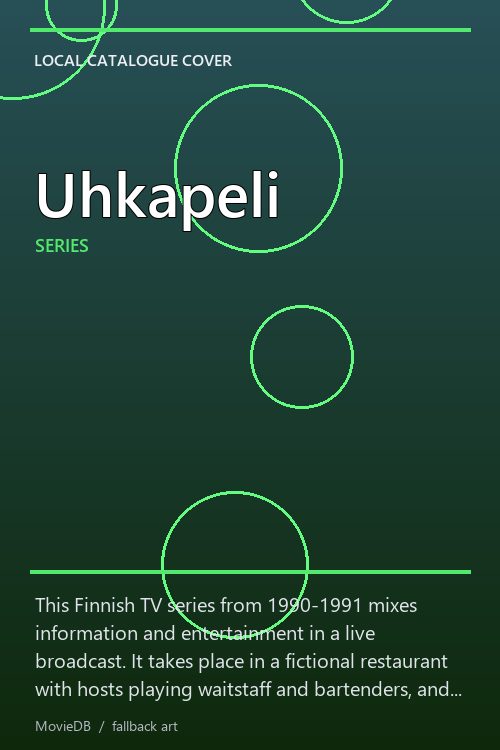 Uhkapeli poster