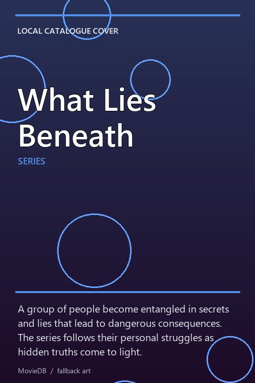 What Lies Beneath poster
