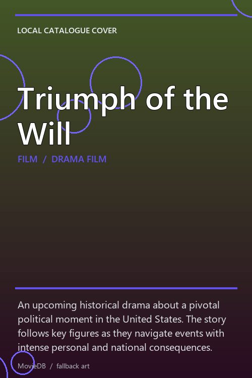 Triumph of the Will poster