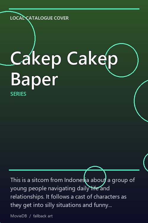 Cakep Cakep Baper poster