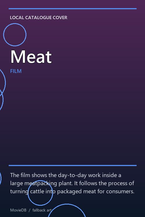 Meat poster