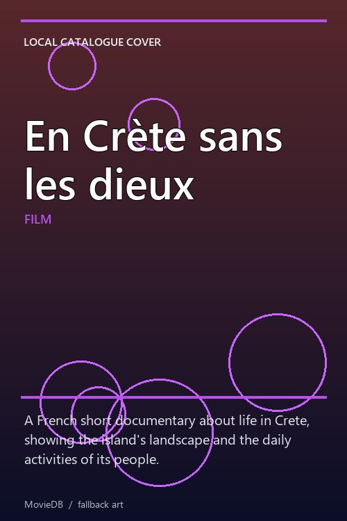 En Crète sans les dieux poster