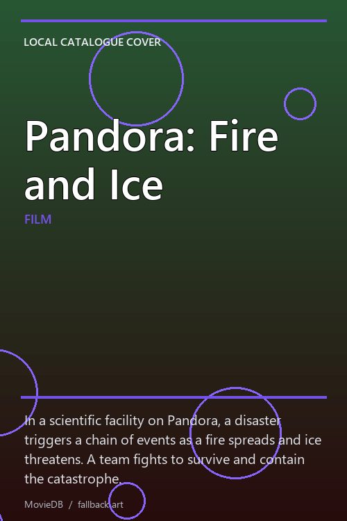 Pandora: Fire and Ice poster