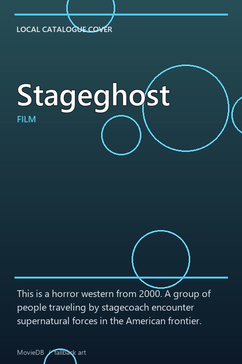 Stageghost poster