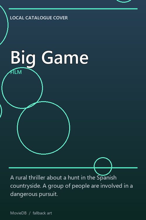 Big Game poster