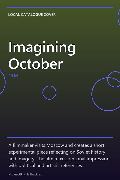 Imagining October poster
