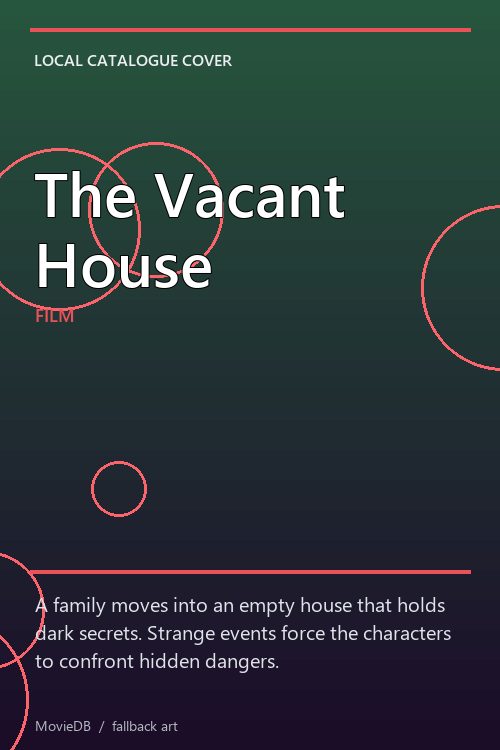 The Vacant House poster