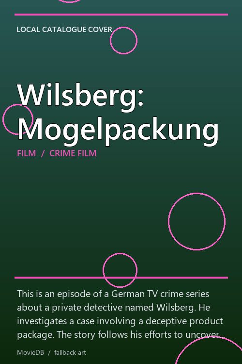 Wilsberg: Mogelpackung poster