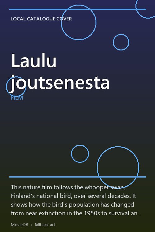 Laulu joutsenesta poster