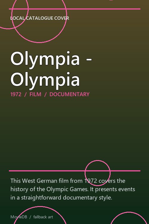 Olympia - Olympia poster