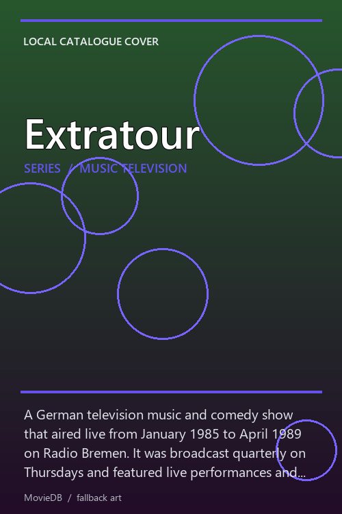 Extratour poster