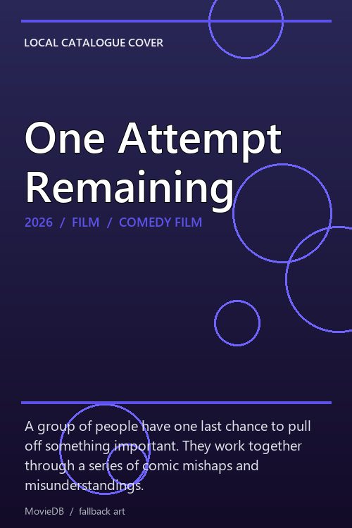 One Attempt Remaining poster