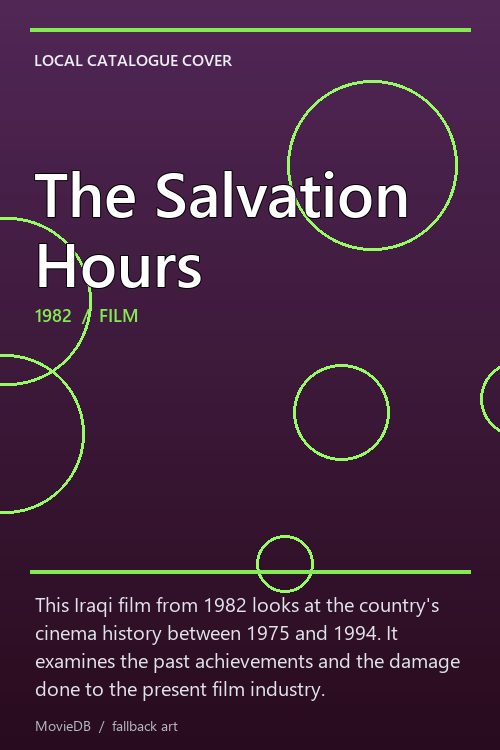 The Salvation Hours poster