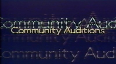 Community Auditions poster