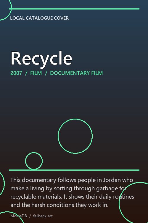 Recycle poster