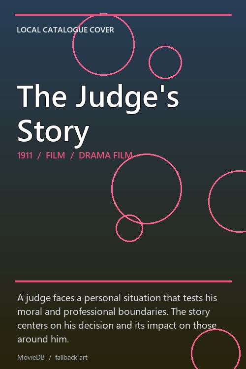 The Judge's Story poster