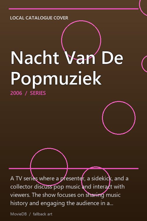 Nacht Van De Popmuziek poster